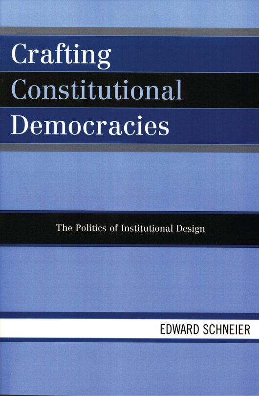 Front cover_Crafting Constitutional Democracies