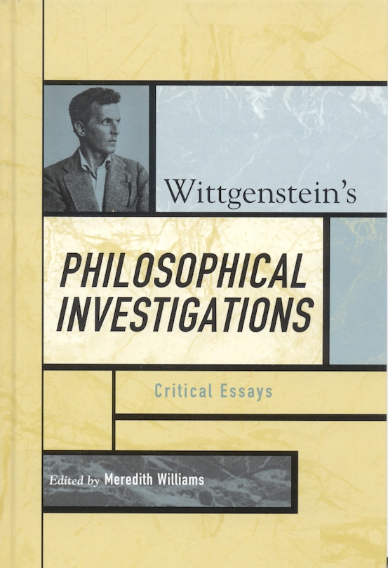 Front cover_Wittgenstein's Philosophical Investigations