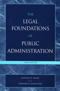 Couverture_Legal Foundations of Public Administration