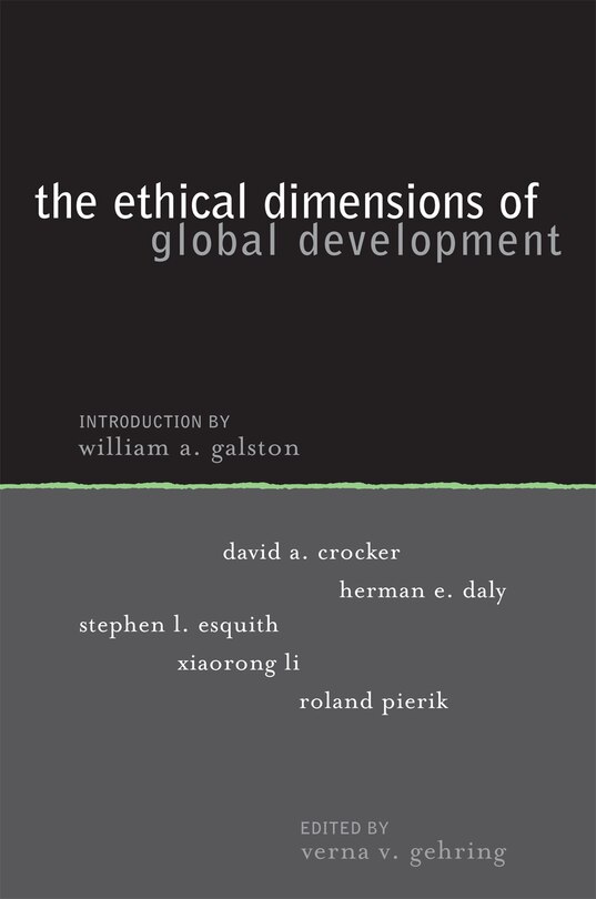 Front cover_Ethical Dimensions of Global Development