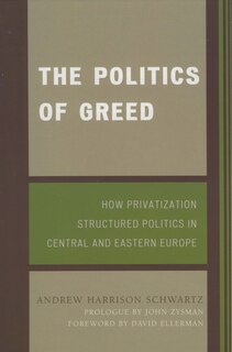 Front cover_The Politics of Greed