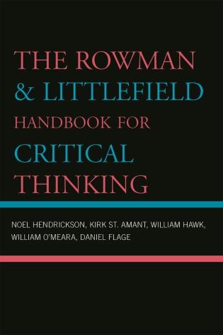 Couverture_Rowman and Littlefield Handbook for Critical Thinking