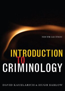 Front cover_Introduction to Criminology