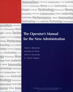 Front cover_Operator's Manual for the New Administration