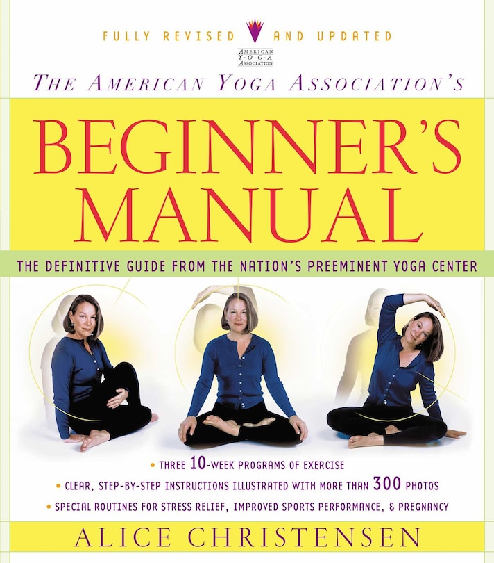 Front cover_The American Yoga Association Beginner's Manual Fully Revised and Updated