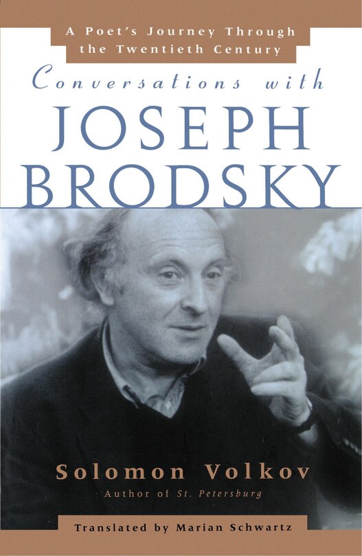 Couverture_Conversations with Joseph Brodsky