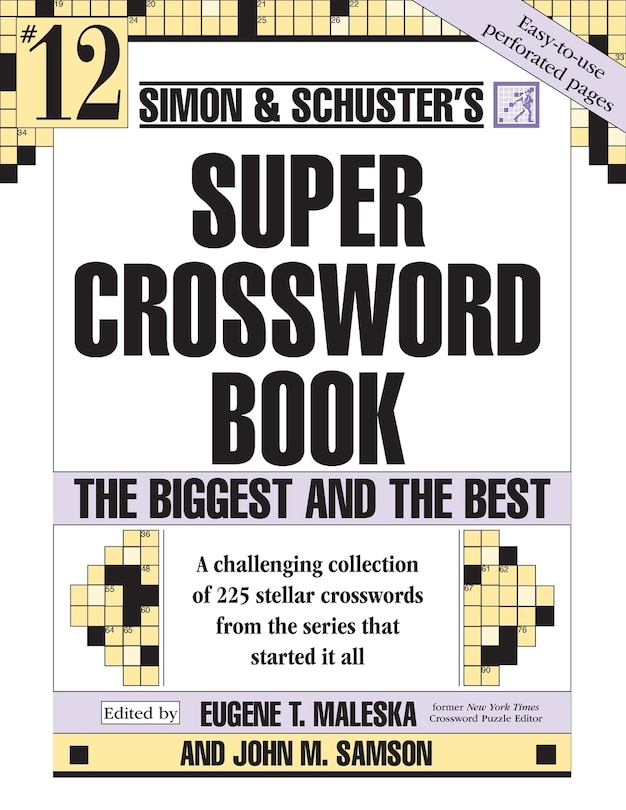 Couverture_Simon & Schuster Super Crossword Puzzle Book #12