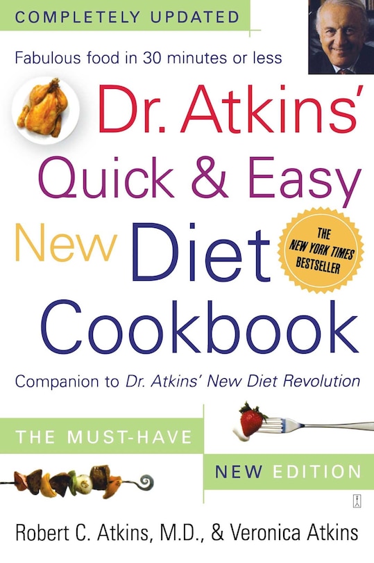 Front cover_Dr. Atkins' Quick & Easy New Diet Cookbook