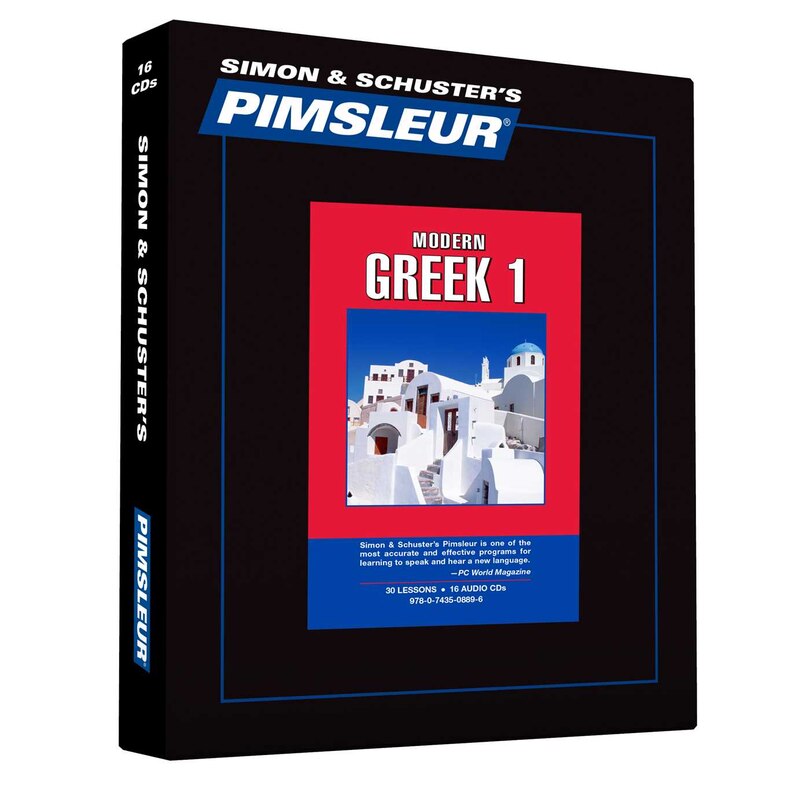 Couverture_Pimsleur Greek (Modern) Level 1 CD