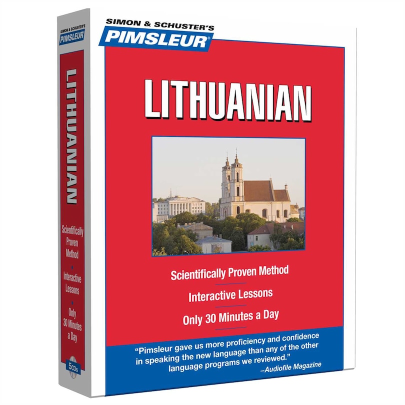 Front cover_Pimsleur Lithuanian Level 1 CD