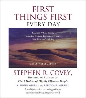 Couverture_First Things First Every Day