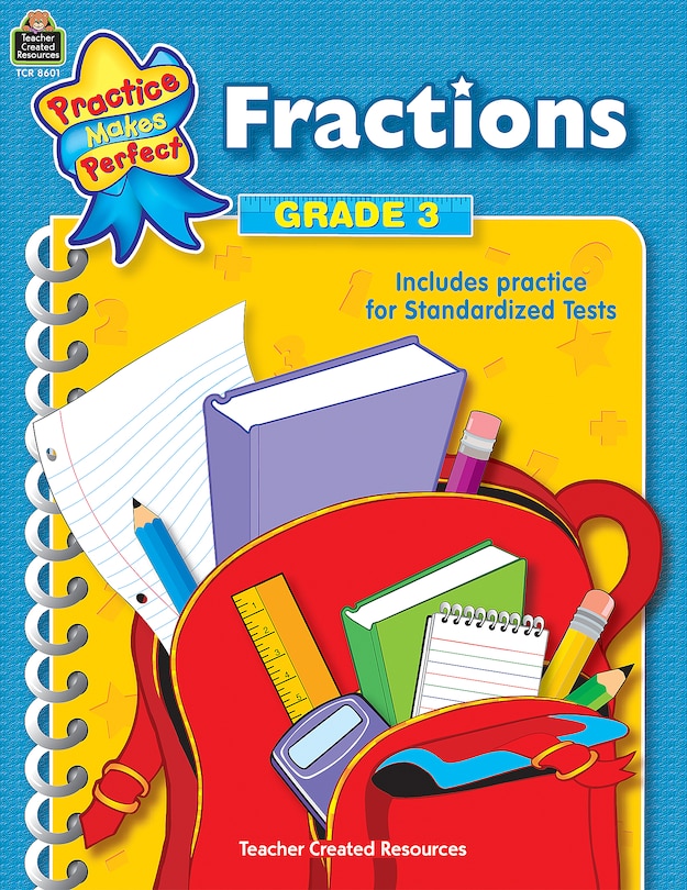 Front cover_Fractions Grade 3