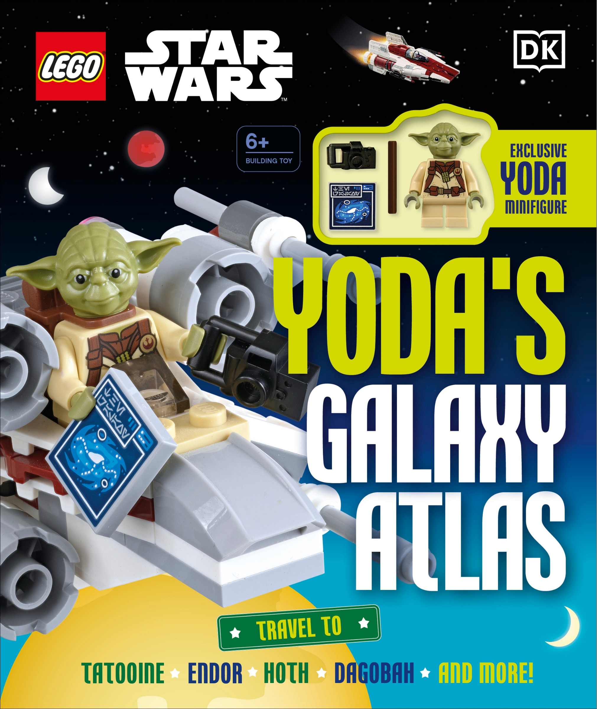 LEGO Star Wars Yoda s Galaxy Atlas With Exclusive Yoda LEGO Minifigure