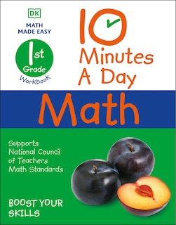 Front cover_10 Minutes A Day Math, 1st Grade
