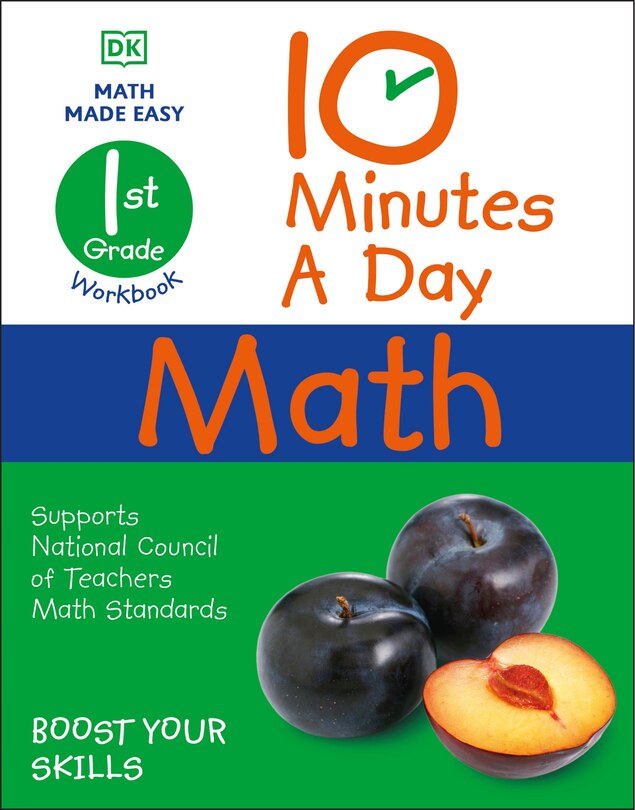Front cover_10 Minutes A Day Math, 1st Grade