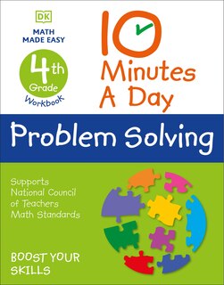 Front cover_10 Minutes A Day Problem Solving, 4th Grade