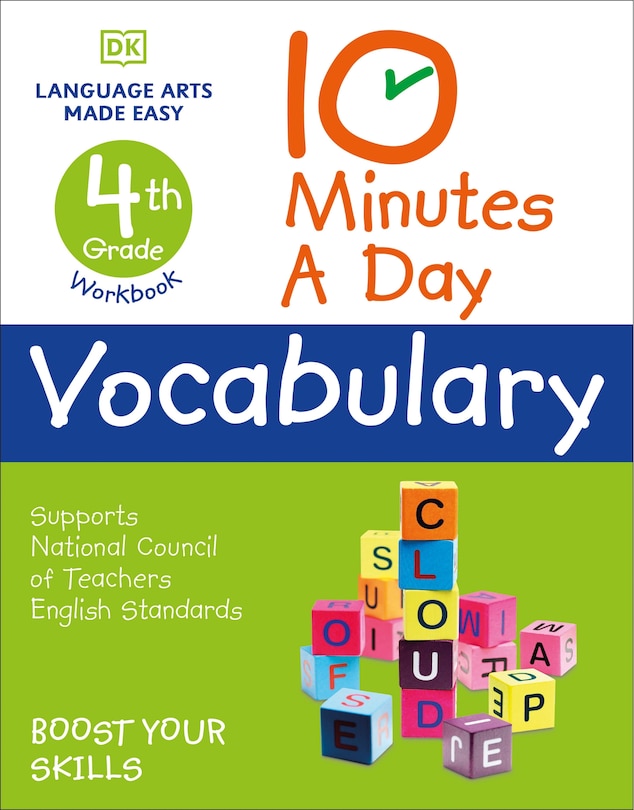 Couverture_10 Minutes A Day Vocabulary, 4th Grade