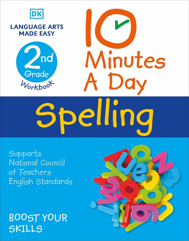 Front cover_10 Minutes A Day Spelling, 2nd Grade