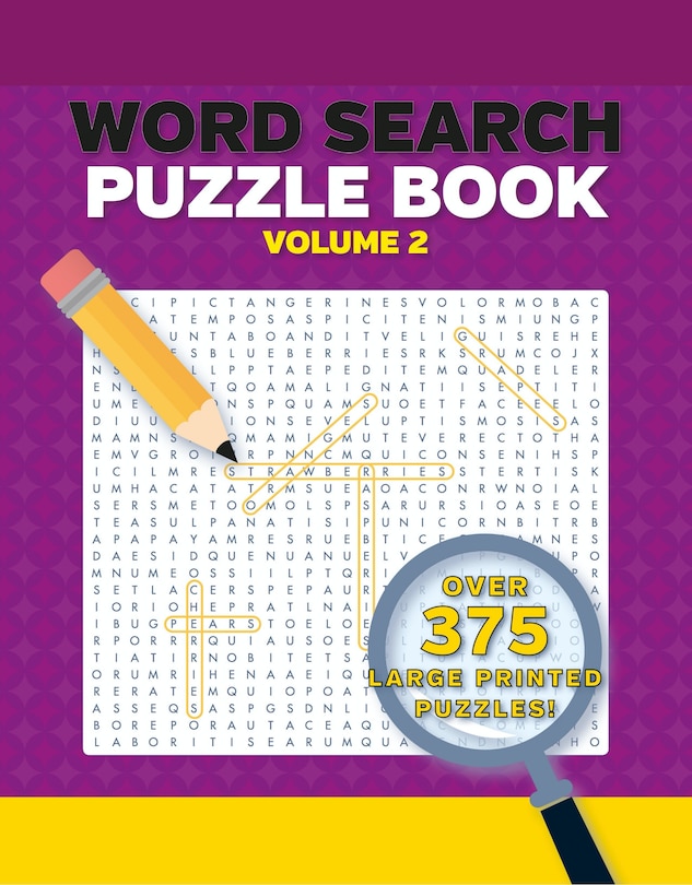 Couverture_Word Search Puzzles Large Print Volume 2 2nd Edition