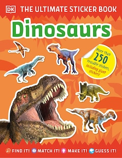 Front cover_The Ultimate Sticker Book Dinosaurs