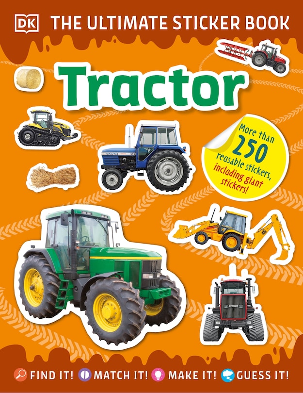 Front cover_The Ultimate Sticker Book Tractor