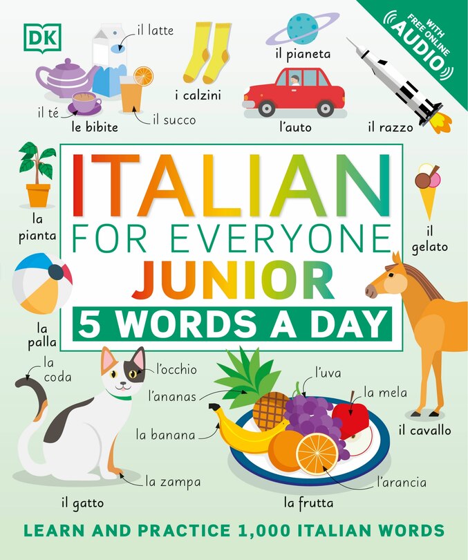 Front cover_Italian For Everyone Junior: 5 Words A Day