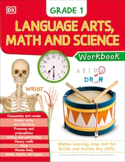 Front cover_Dk Workbooks: Language Arts Math And Science Grade 1