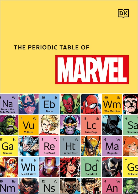 Front cover_The Periodic Table Of Marvel