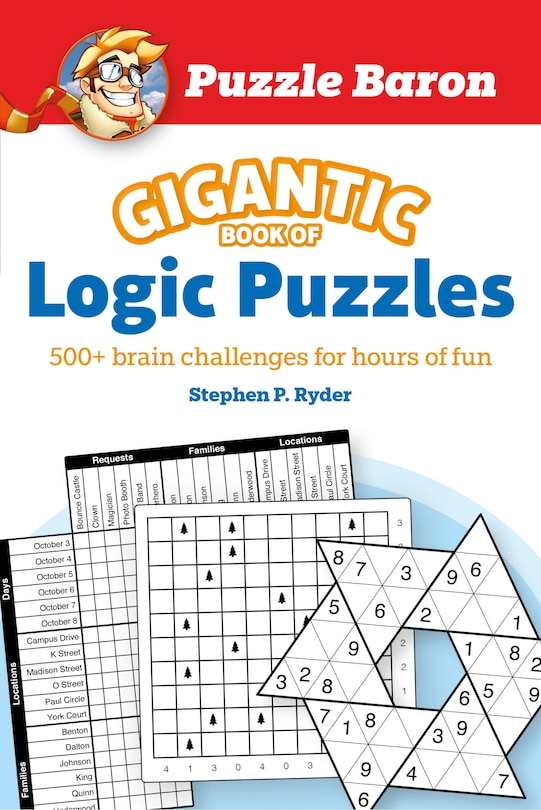 Front cover_Puzzle Baron's Gigantic Book Of Logic Puzzles