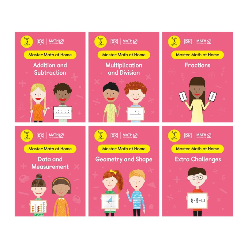 Couverture_Math - No Problem! Collection Of 6 Workbooks, Grade 3 Ages 8-9