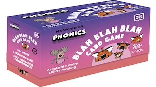 Front cover_Mrs Wordsmith Phonics Blah Blah Blah Card Game, Kindergarten & Grades 1-2
