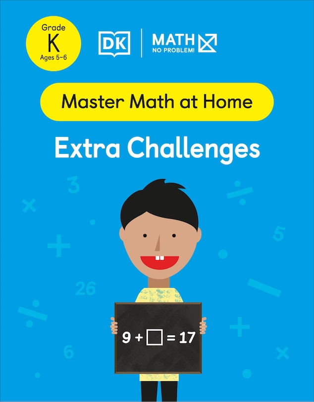 Front cover_Math - No Problem! Extra Challenges, Kindergarten Ages 5-6