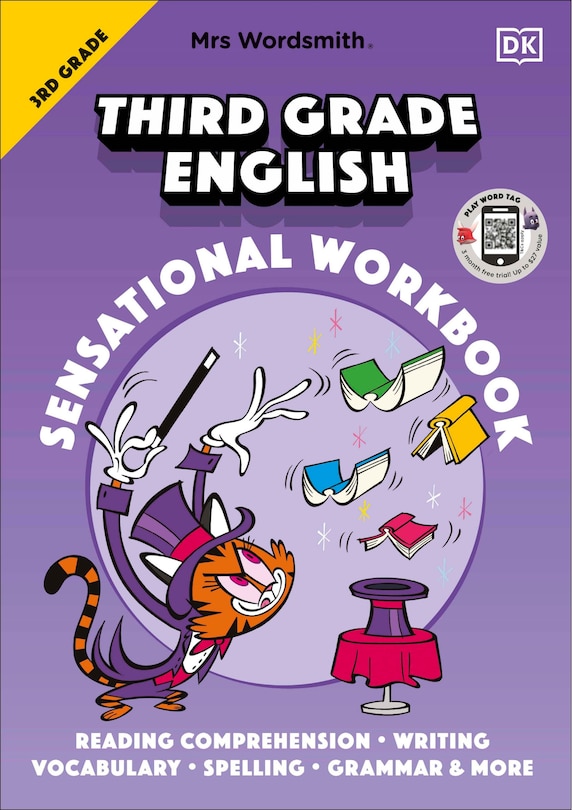Front cover_Mrs Wordsmith 3rd Grade English Sensational Workbook