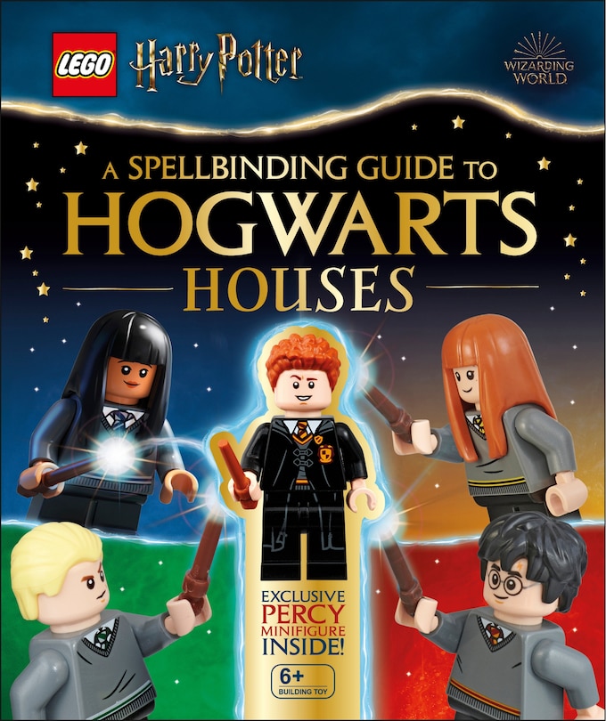 Lego Harry Potter A Spellbinding Guide To Hogwarts Houses: With Exclusive Percy Weasley Minifigure