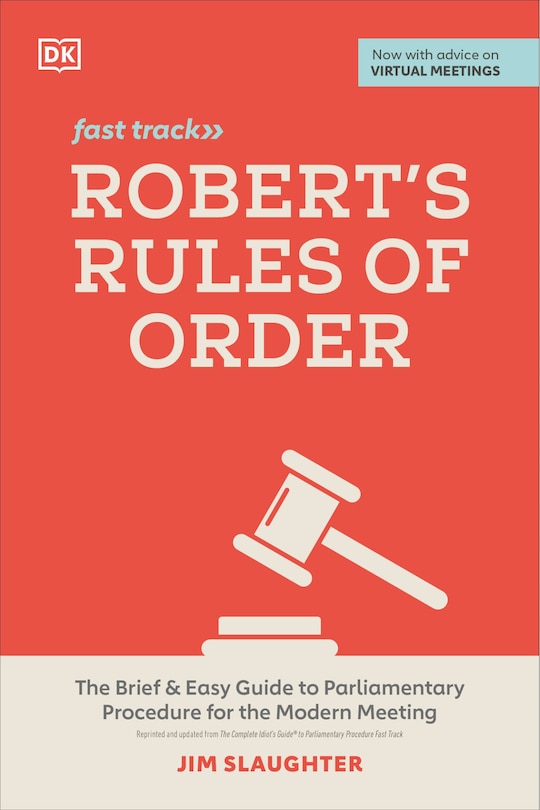 Front cover_Robert's Rules Of Order Fast Track