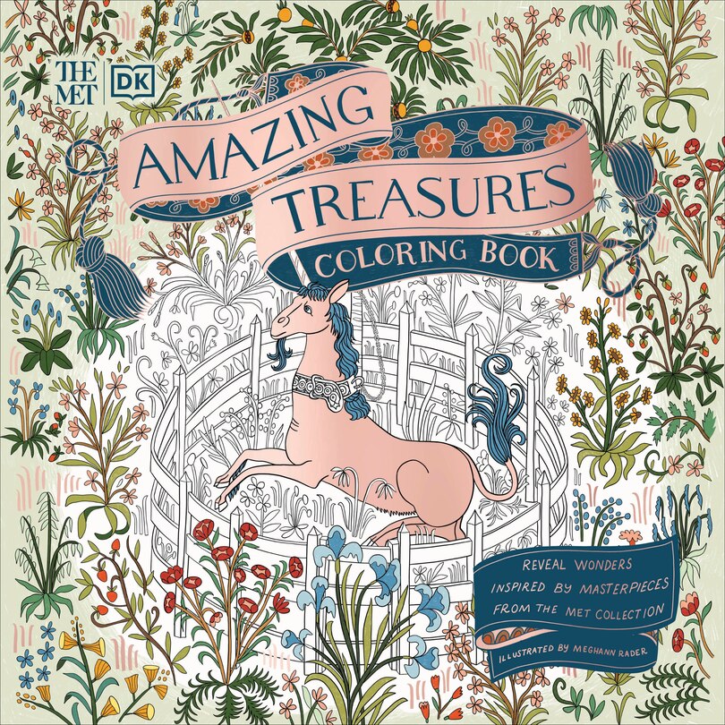 Front cover_The Met Amazing Treasures Coloring Book