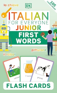 Front cover_Italian For Everyone Junior First Words Flash Cards