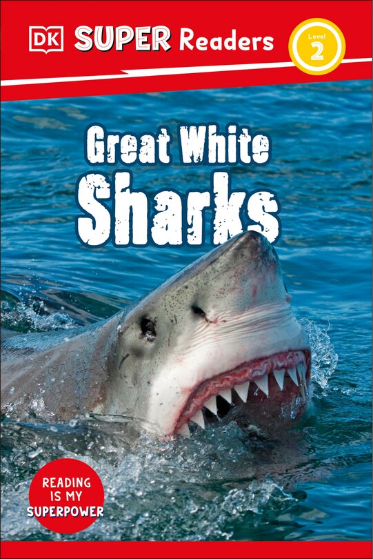 Couverture_DK Super Readers Level 2 Great White Sharks