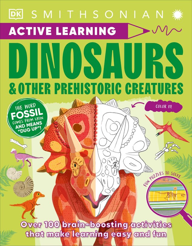 Couverture_Active Learning Dinosaurs and Other Prehistoric Creatures