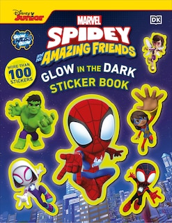 Front cover_Marvel Spidey and His Amazing Friends Glow in the Dark Sticker Book