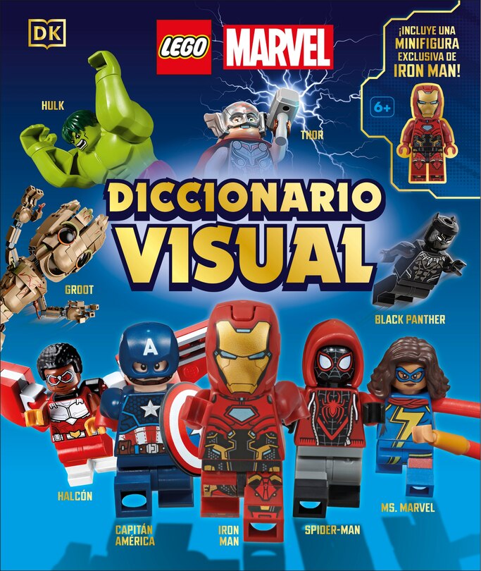 Front cover_LEGO Marvel: El diccionario visual (Visual Dictionary)