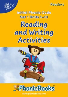 Front cover_Phonic Books Dandelion Readers Reading and Writing Activities Set 1 Units 1-10 Sam (Alphabet Code Blending 4 and 5 Sound Words)