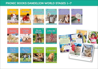 Front cover_Phonic Books Dandelion World Stages 1-7 (Alphabet Code)