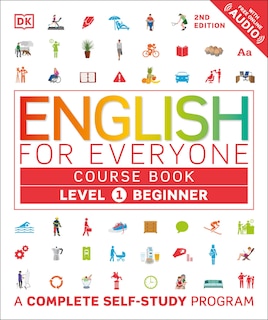 Front cover_English for Everyone Course Book Level 1 Beginner