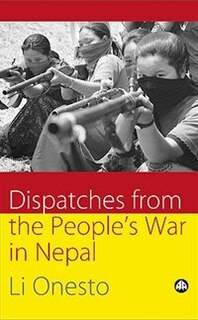 Couverture_Dispatches From The People's War In Nepal