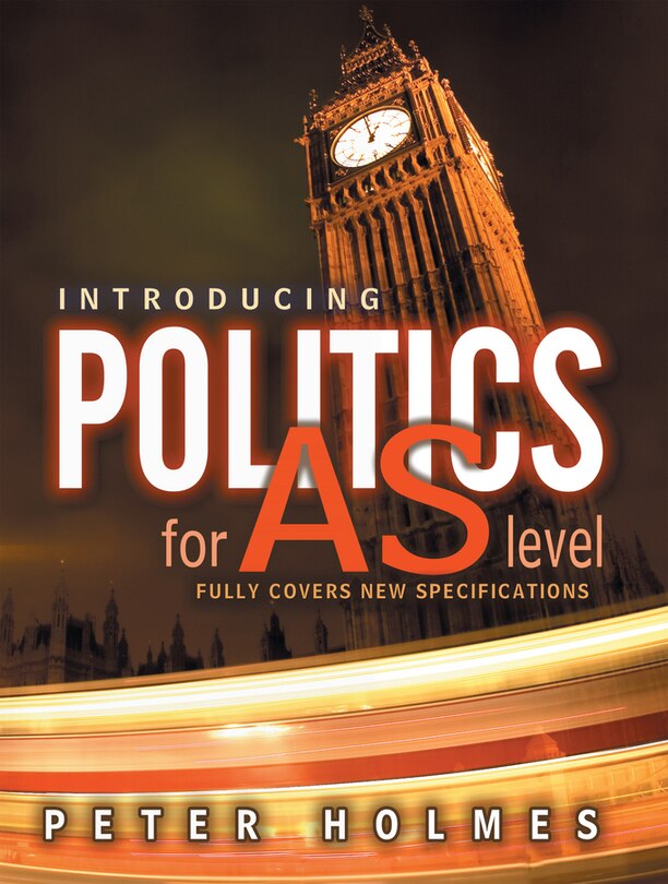 Front cover_Introducing Politics for AS Level