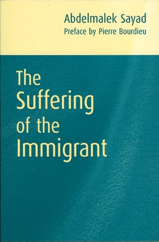 Front cover_The Suffering of the Immigrant