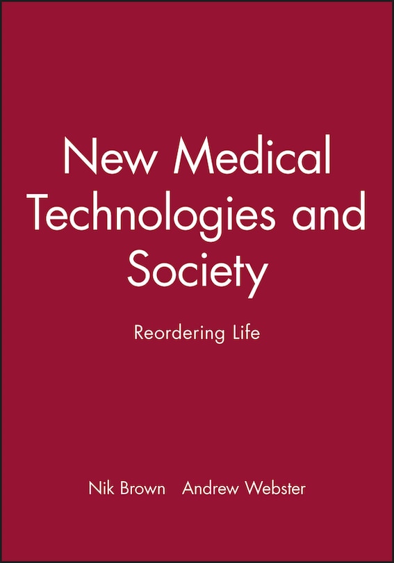 Front cover_New Medical Technologies and Society