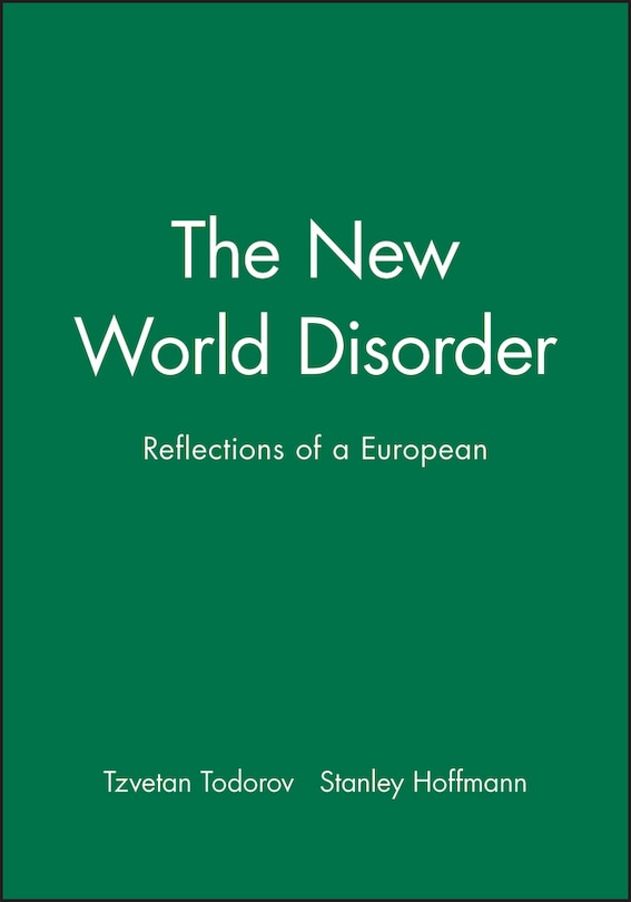 Front cover_The New World Disorder