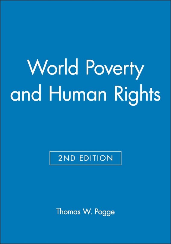 Couverture_World Poverty and Human Rights